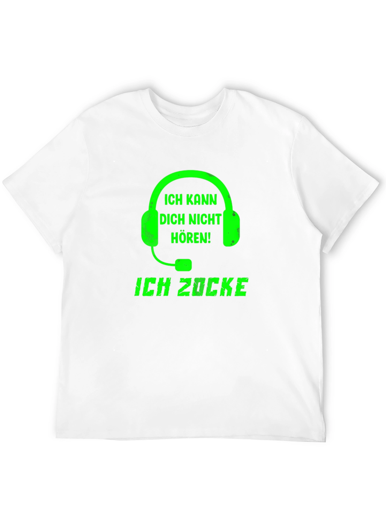 Gamer T-Shirt - Ich Zocke! Headset Graphic Tee