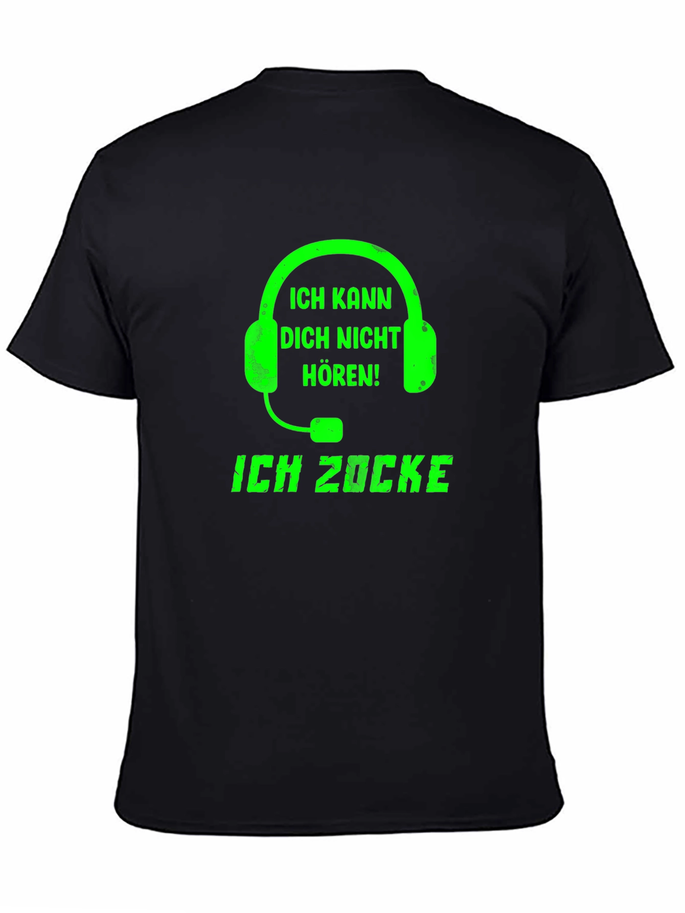 Gamer T-Shirt - Ich Zocke! Headset Graphic Tee