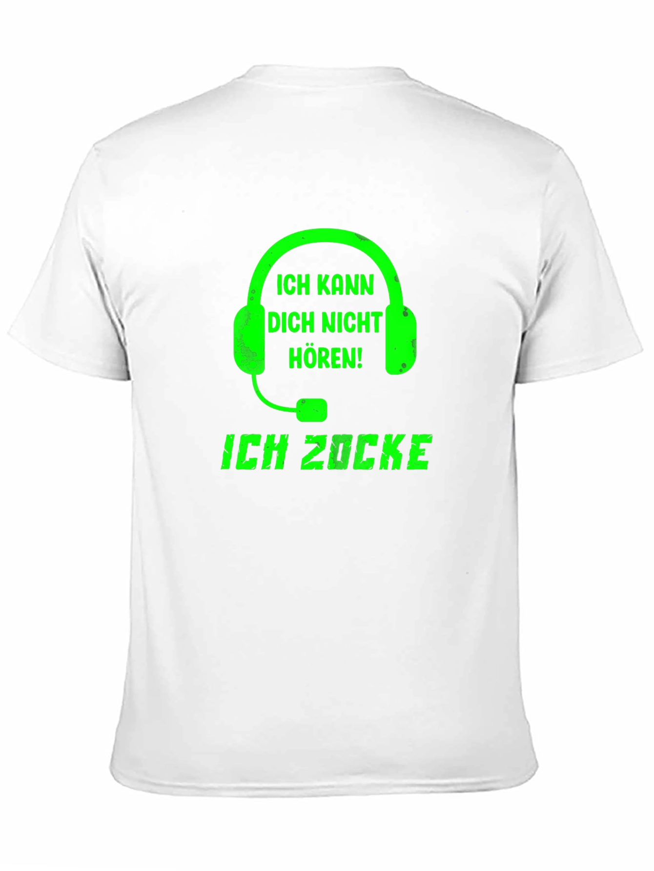 Gamer T-Shirt - Ich Zocke! Headset Graphic Tee