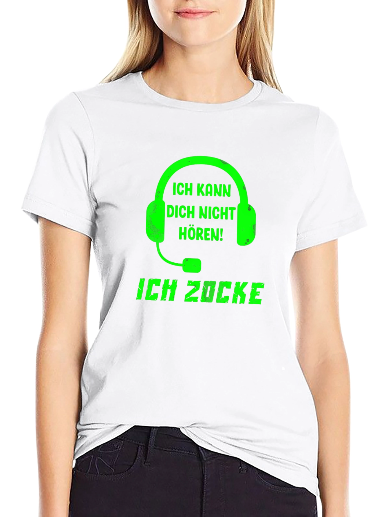 Gamer T-Shirt - Ich Zocke! Headset Graphic Tee
