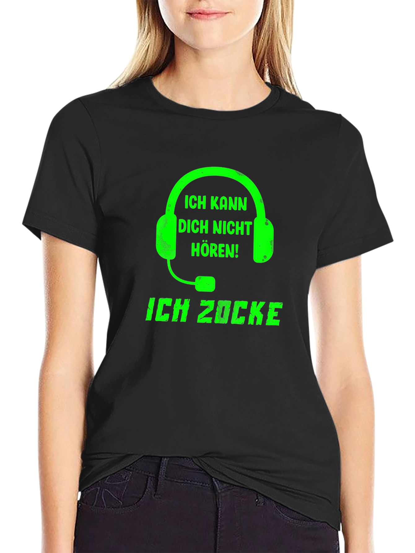 Gamer T-Shirt - Ich Zocke! Headset Graphic Tee