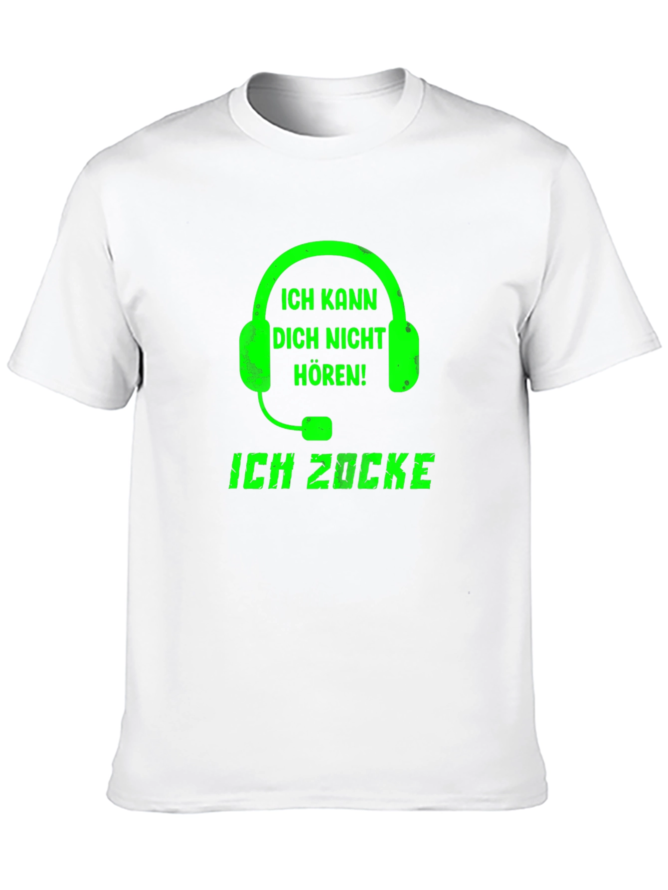 Gamer T-Shirt - Ich Zocke! Headset Graphic Tee