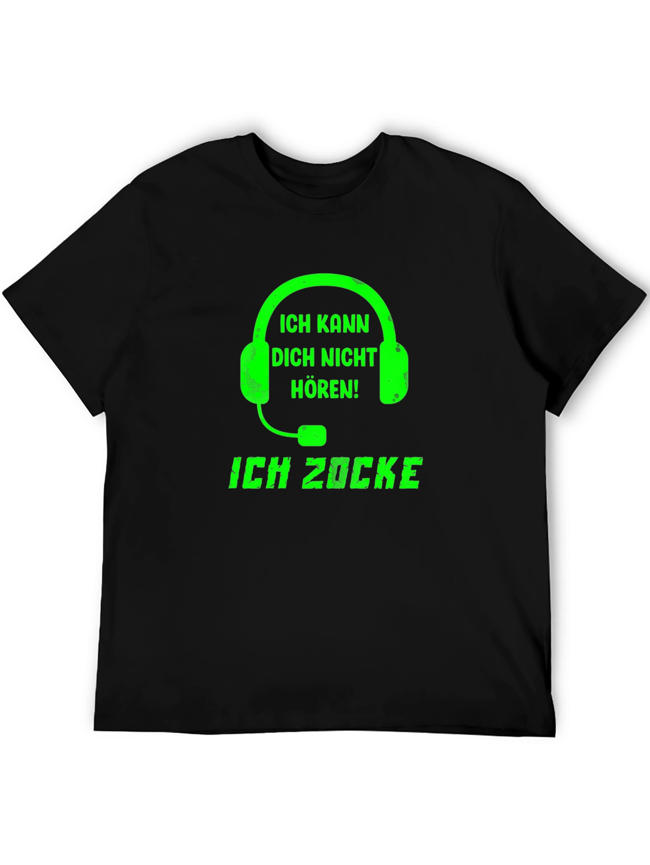 Gamer T-Shirt - Ich Zocke! Headset Graphic Tee