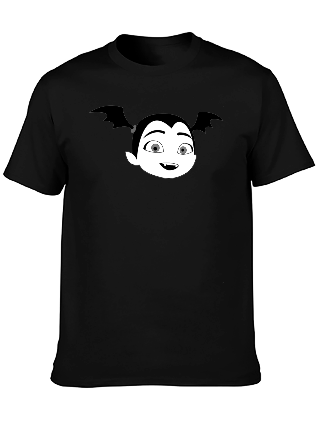 Cartoon Vampire Girl Graphic T-Shirt