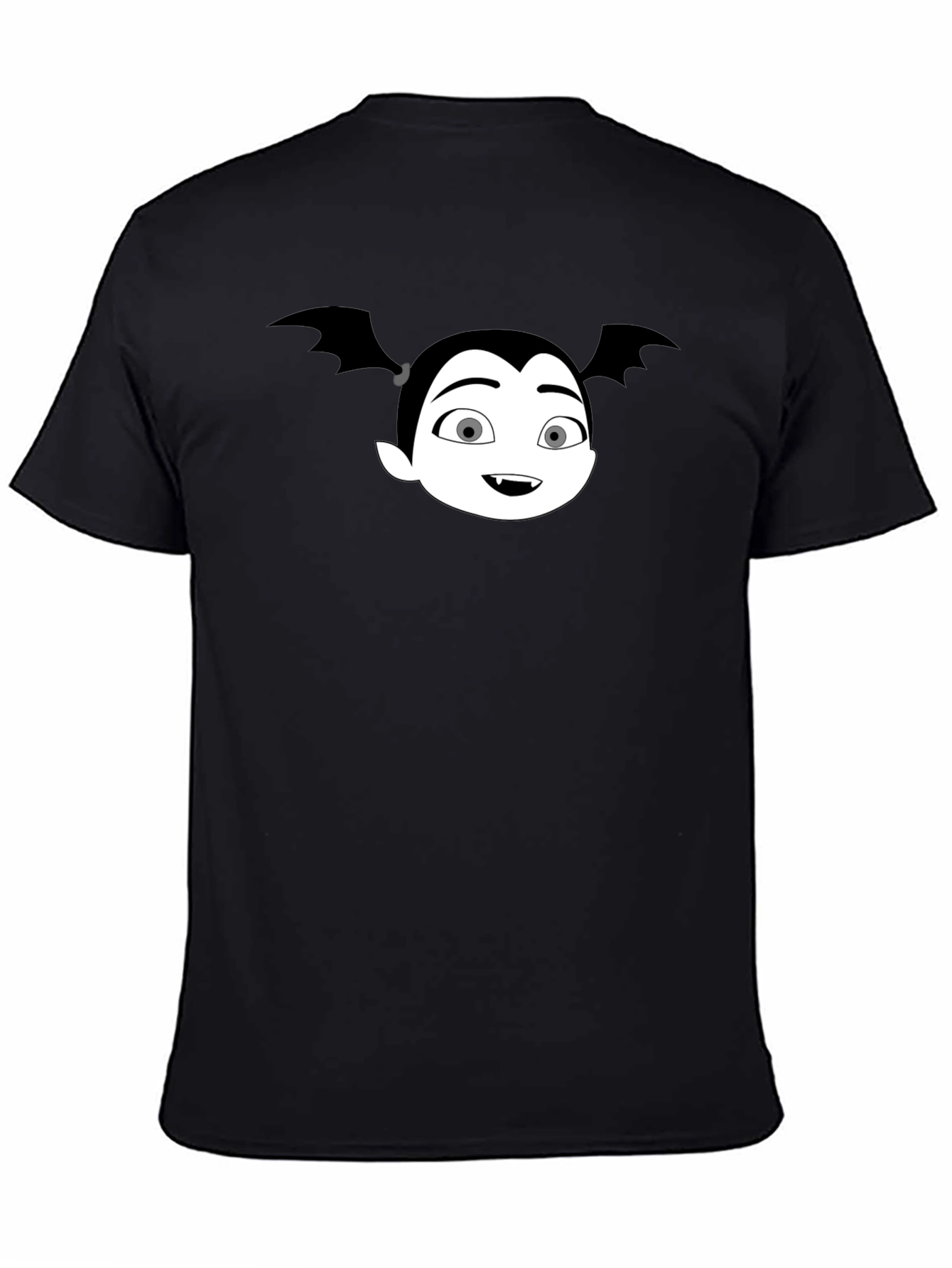 Cartoon Vampire Girl Graphic T-Shirt