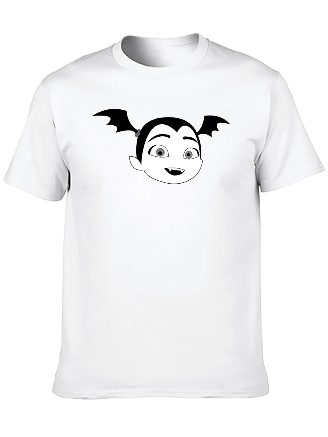 Cartoon Vampire Girl Graphic T-Shirt