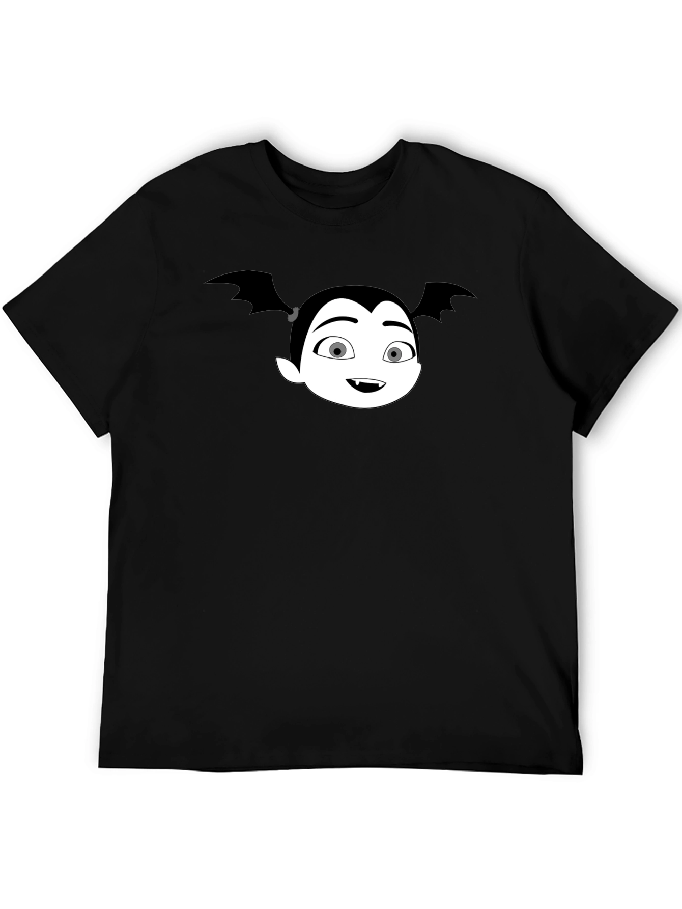 Cartoon Vampire Girl Graphic T-Shirt
