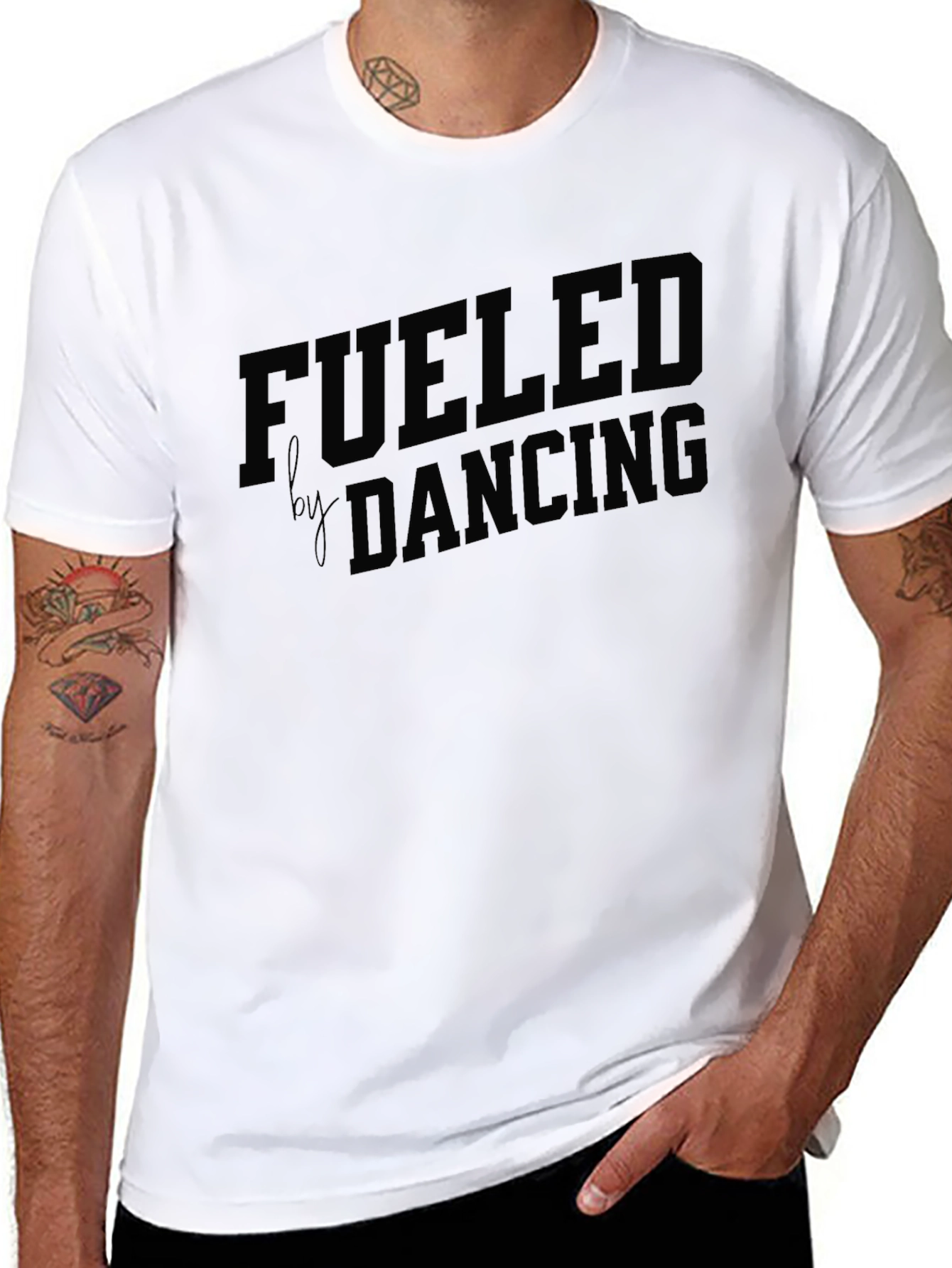 Fueled by Dancing Black Graphic Tee