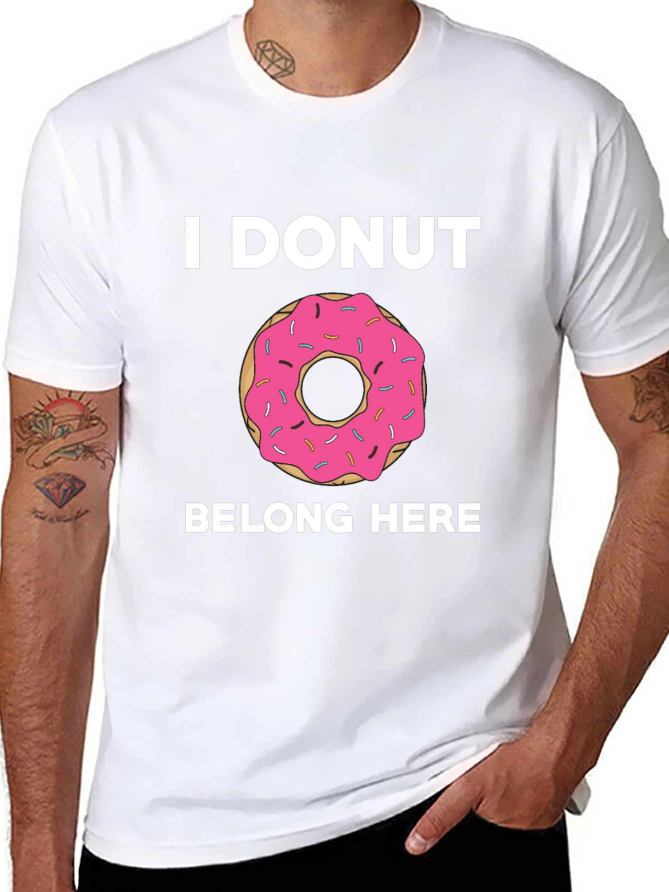 I DONUT Belong Here Graphic Tee