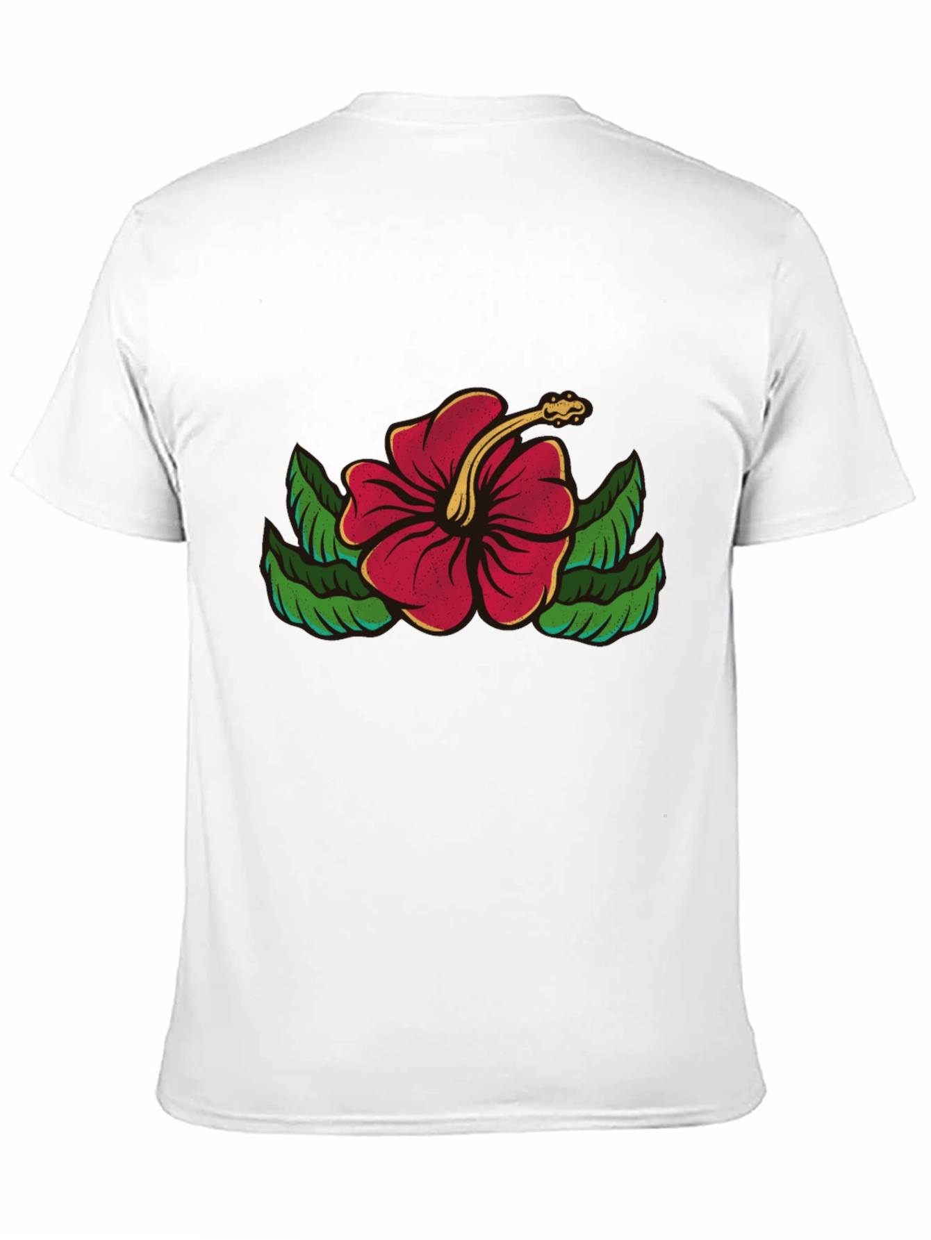 Hibiscus Flower Graphic T-Shirt