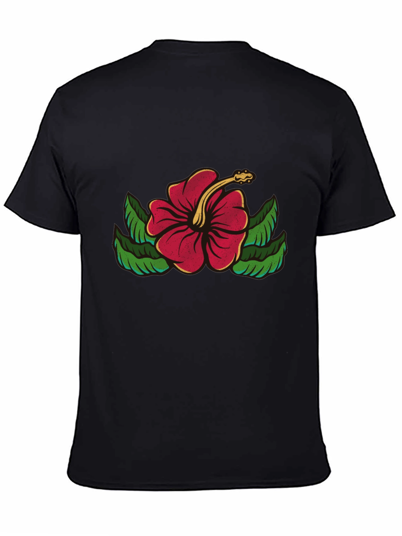 Hibiscus Flower Graphic T-Shirt