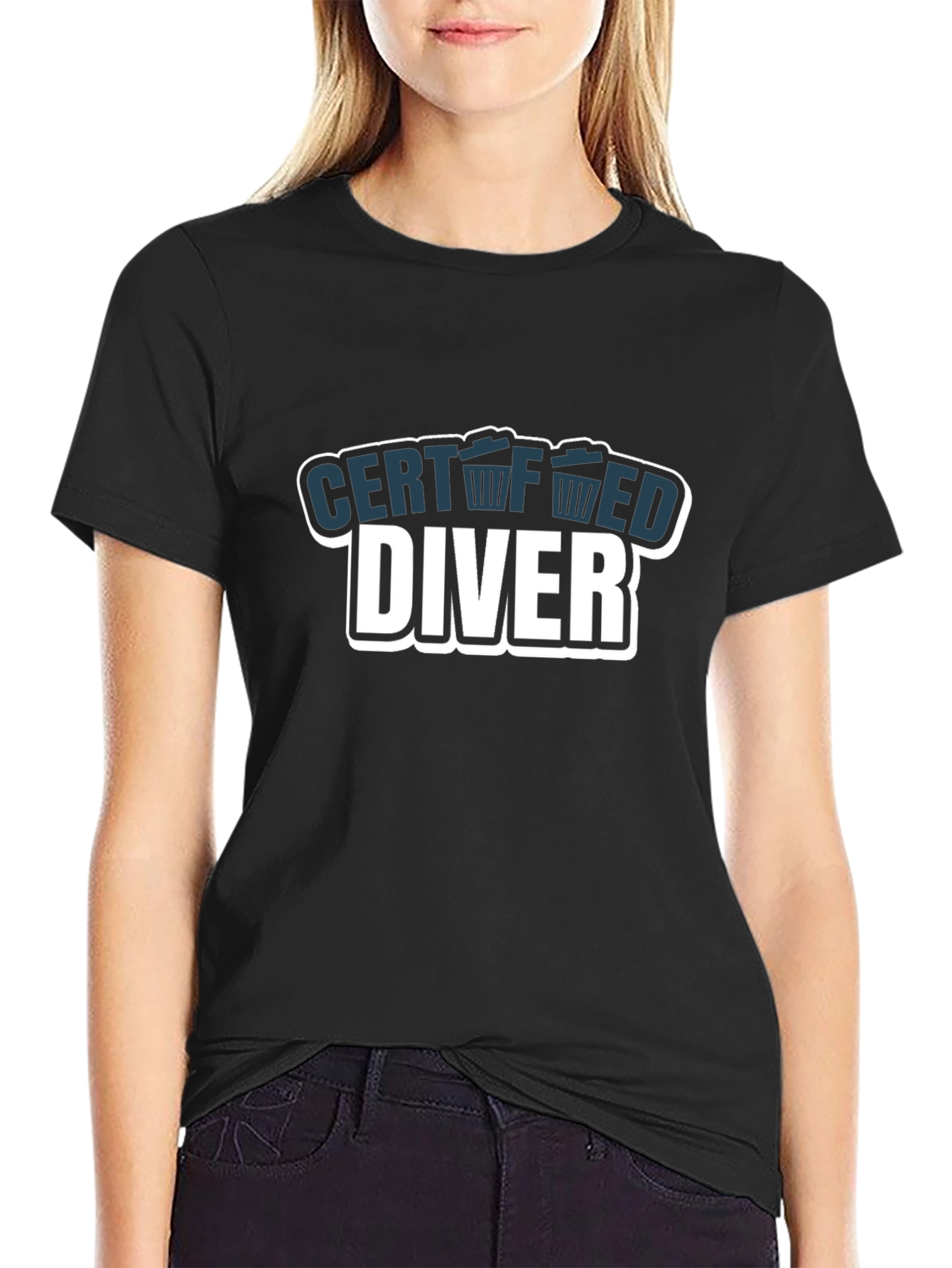 Certified Diver Black T-Shirt