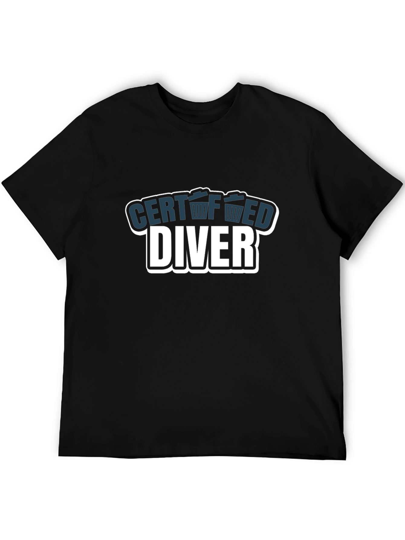Certified Diver Black T-Shirt