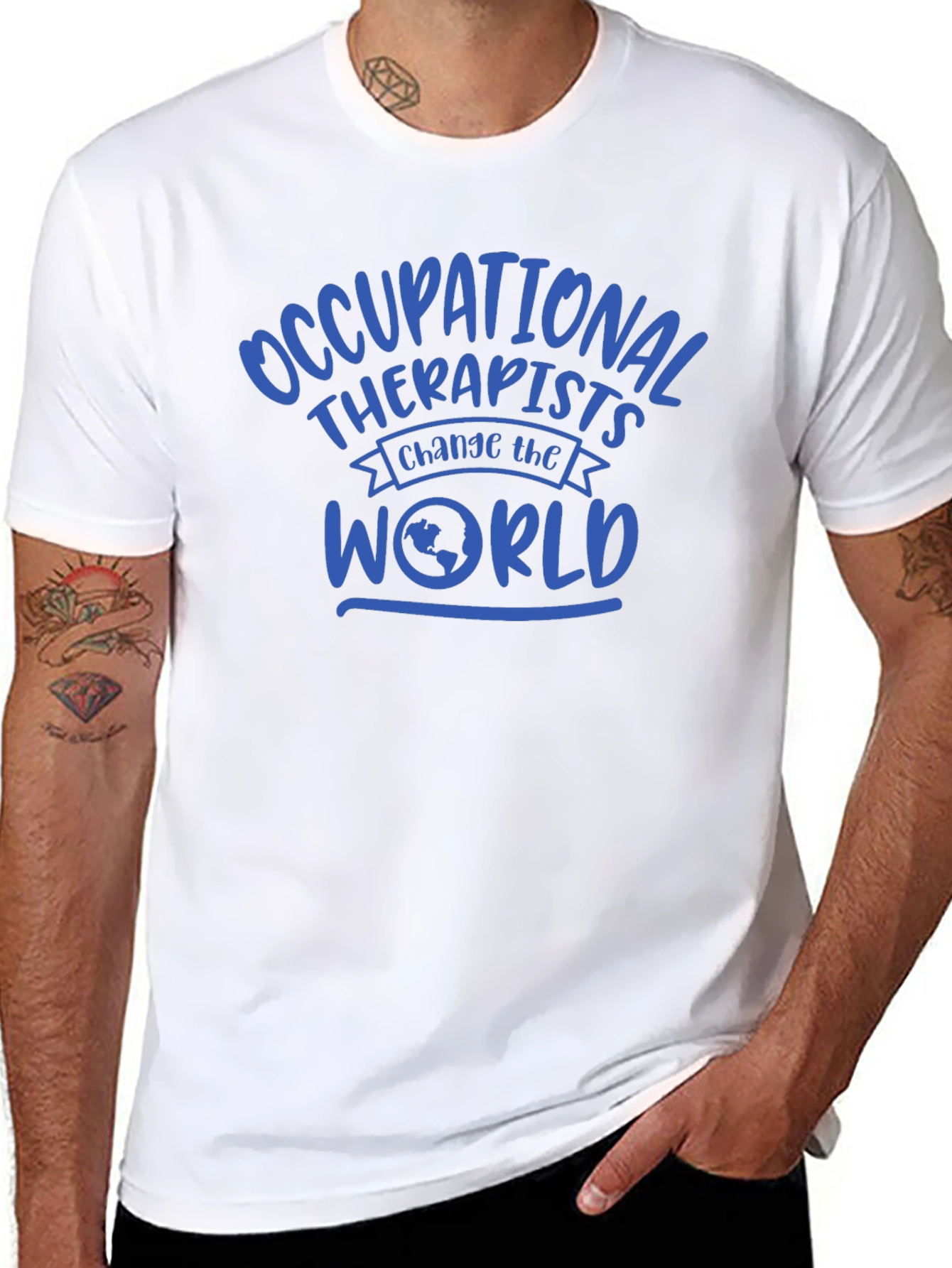 Occupational Therapists Change the World Graphic T-Shirt