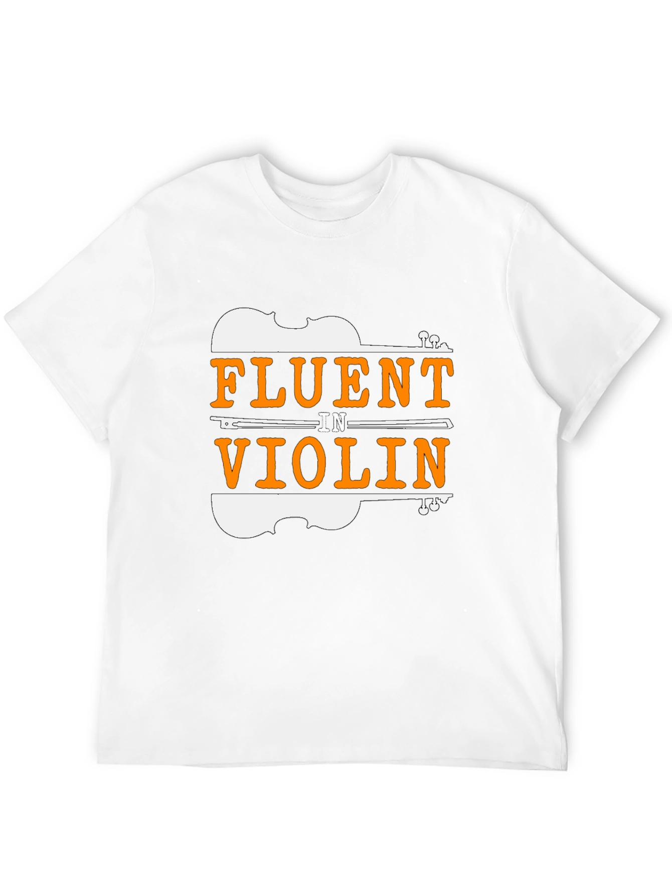 Fluent In Violin Black T-Shirt