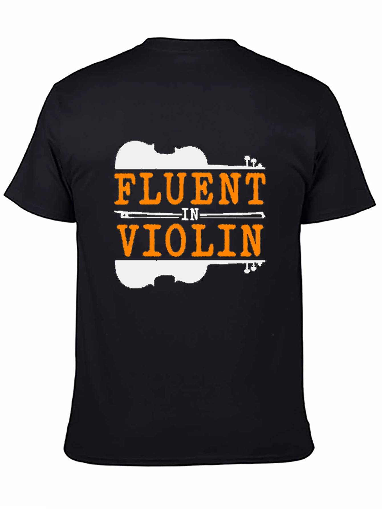 Fluent In Violin Black T-Shirt