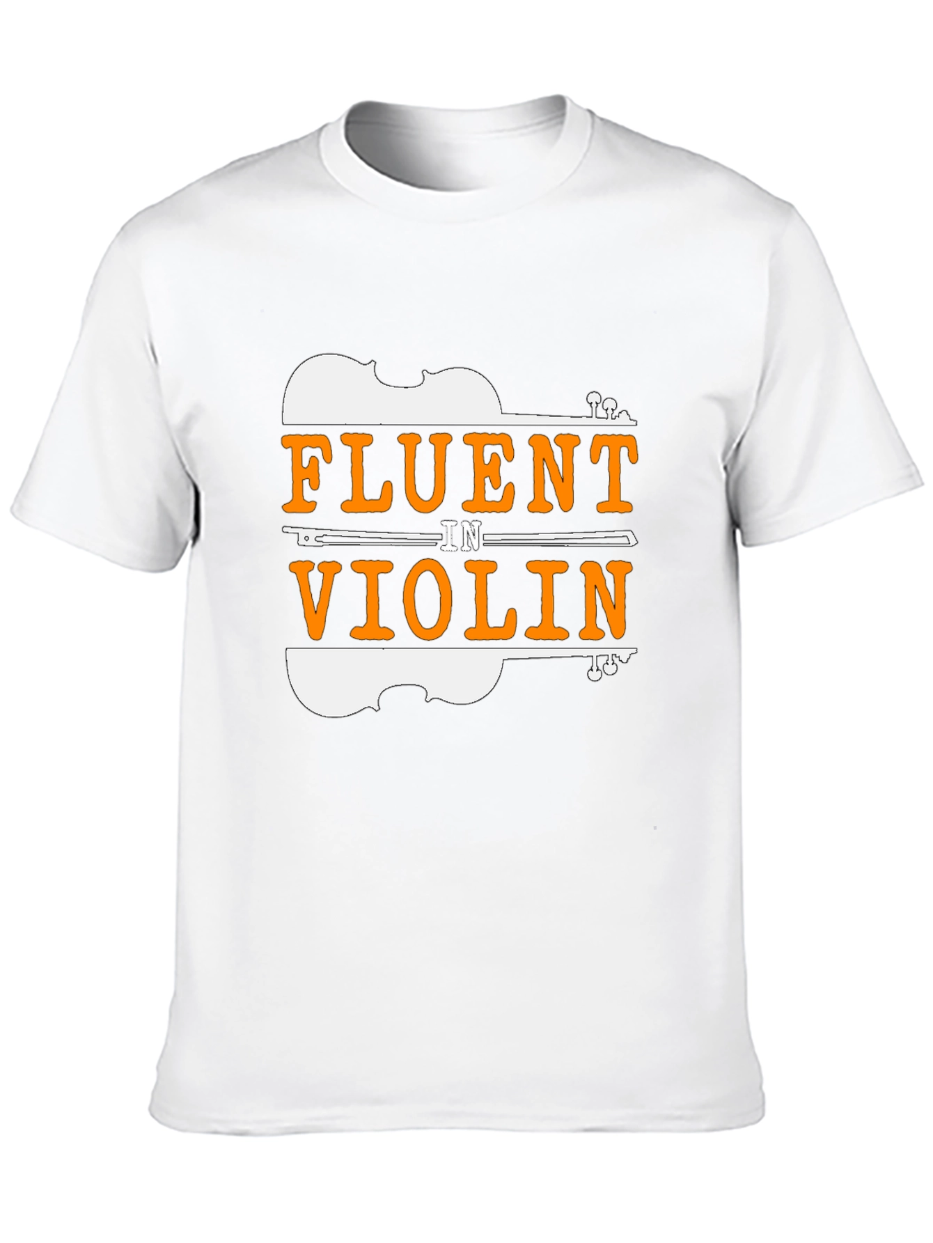 Fluent In Violin Black T-Shirt
