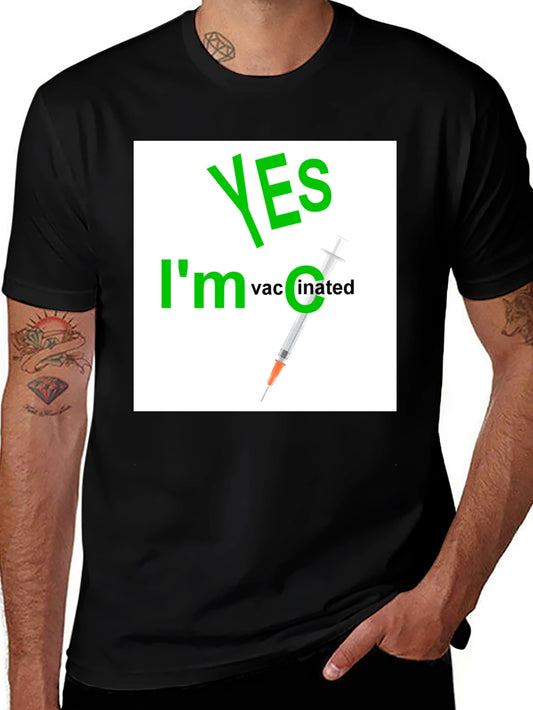 Yes Im Vaccinated Graphic T-Shirt
