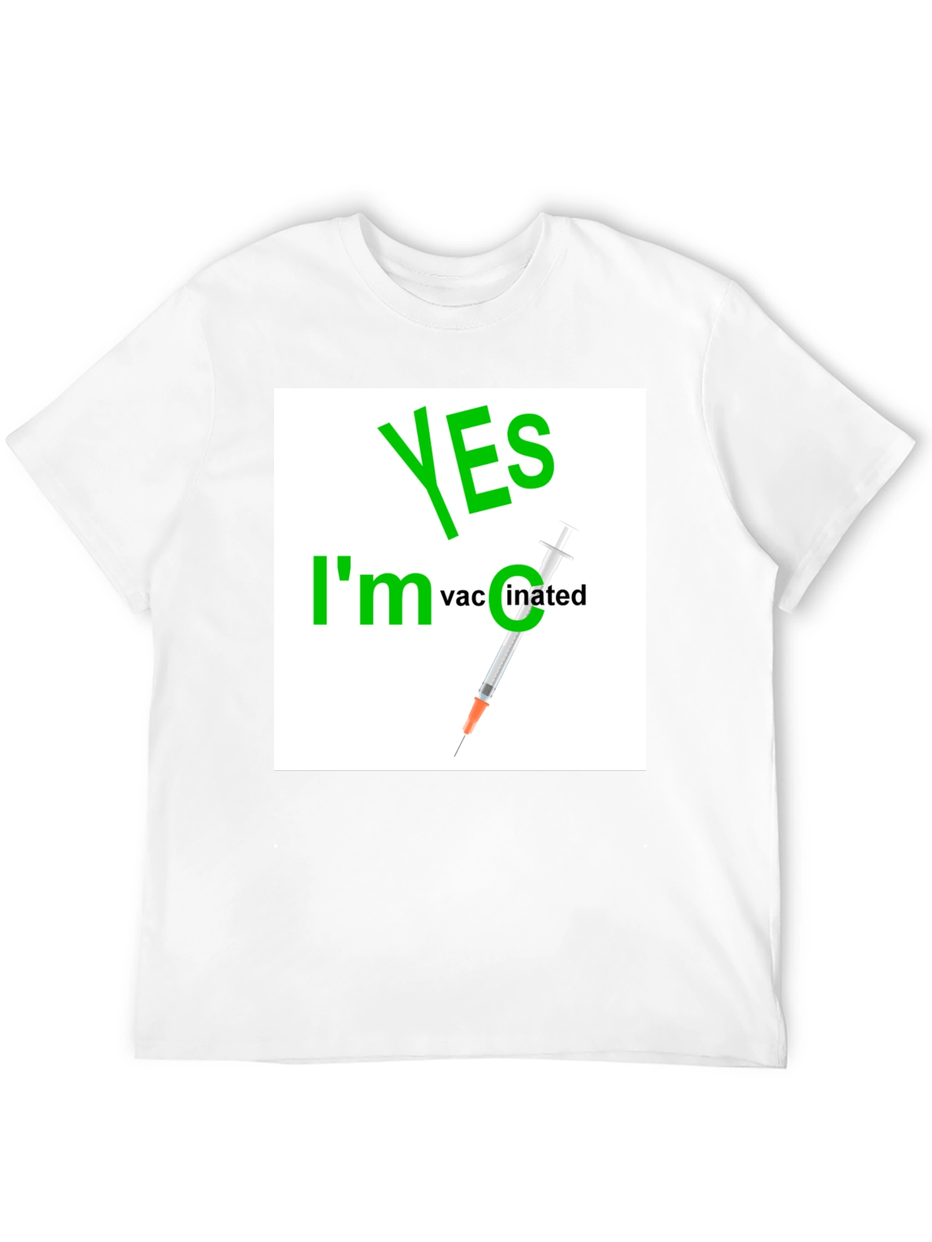 Yes Im Vaccinated Graphic T-Shirt