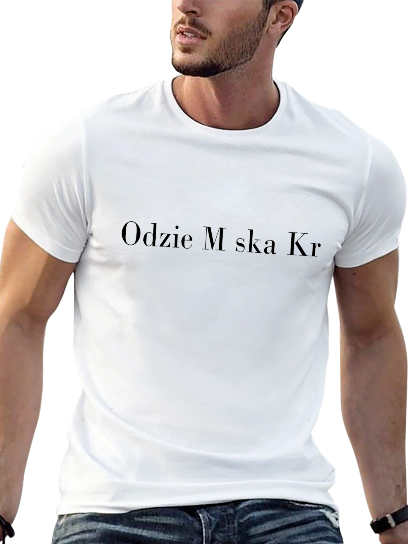 Odzie M ska Kr T-Shirt - Stylish Black Tee