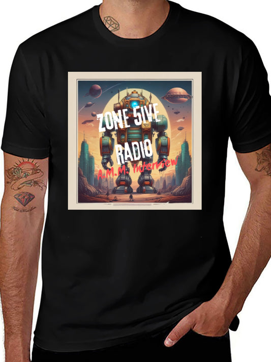 Zone 5ive Radio Robot T-Shirt