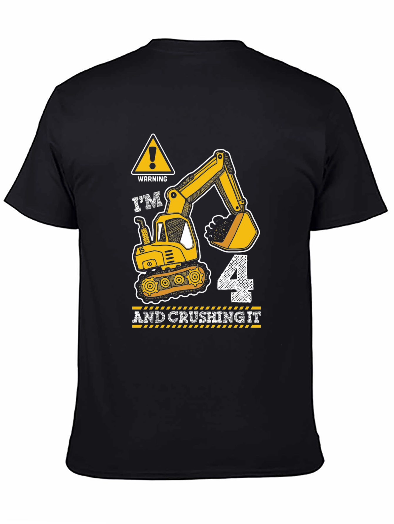Im 4 and Crushing It Birthday Boy Shirt