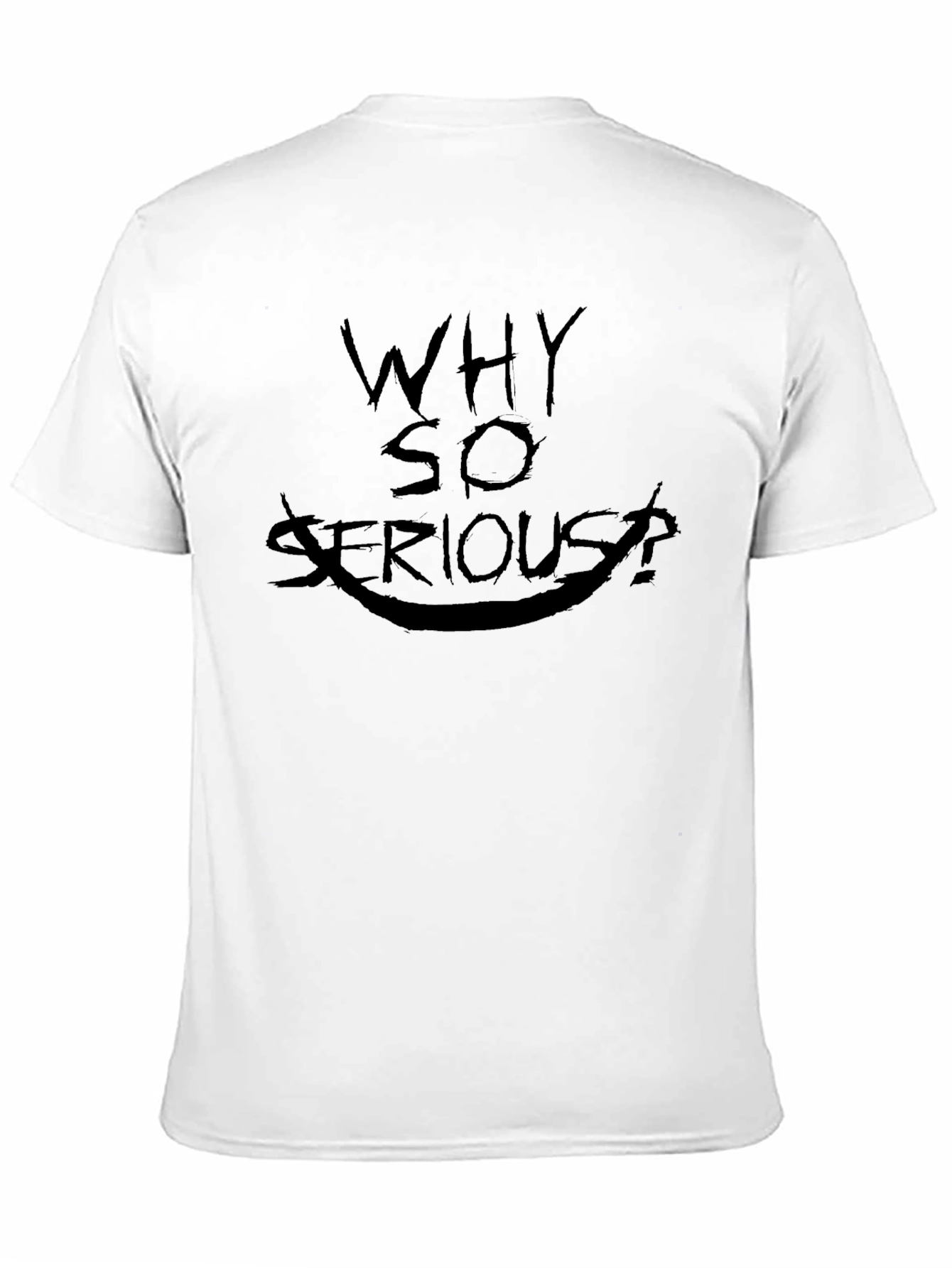 Why So Serious Joker Black Graphic Tee