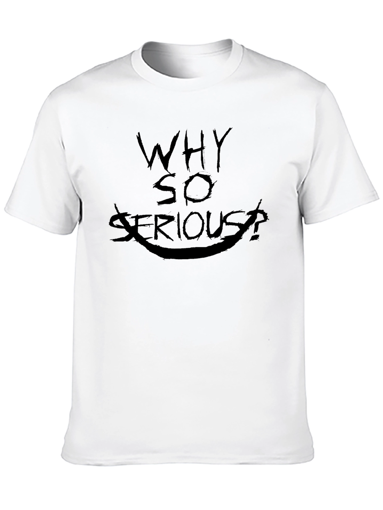 Why So Serious Joker Black Graphic Tee