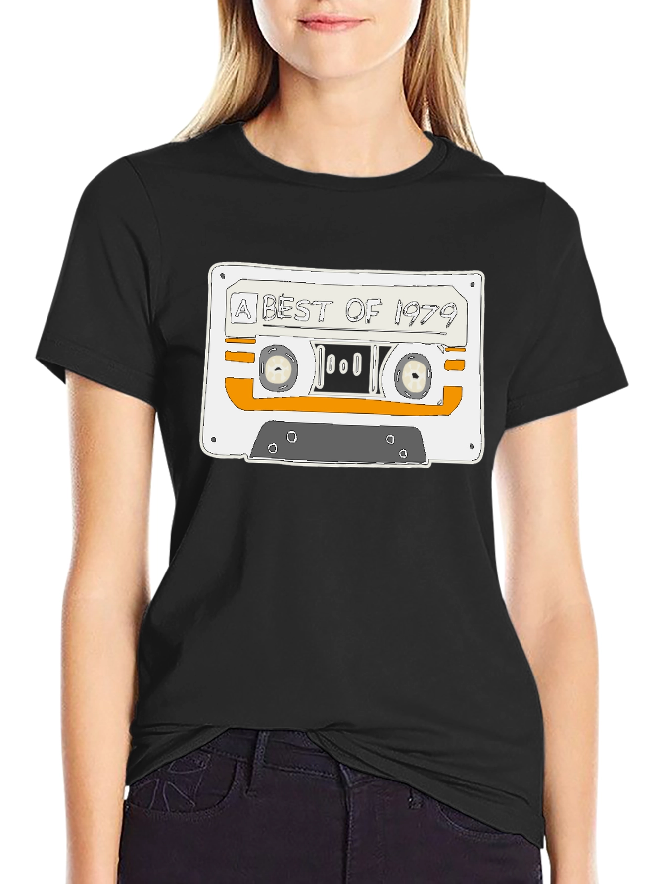 Retro A Best of 1979 Cassette Tape Black T-Shirt
