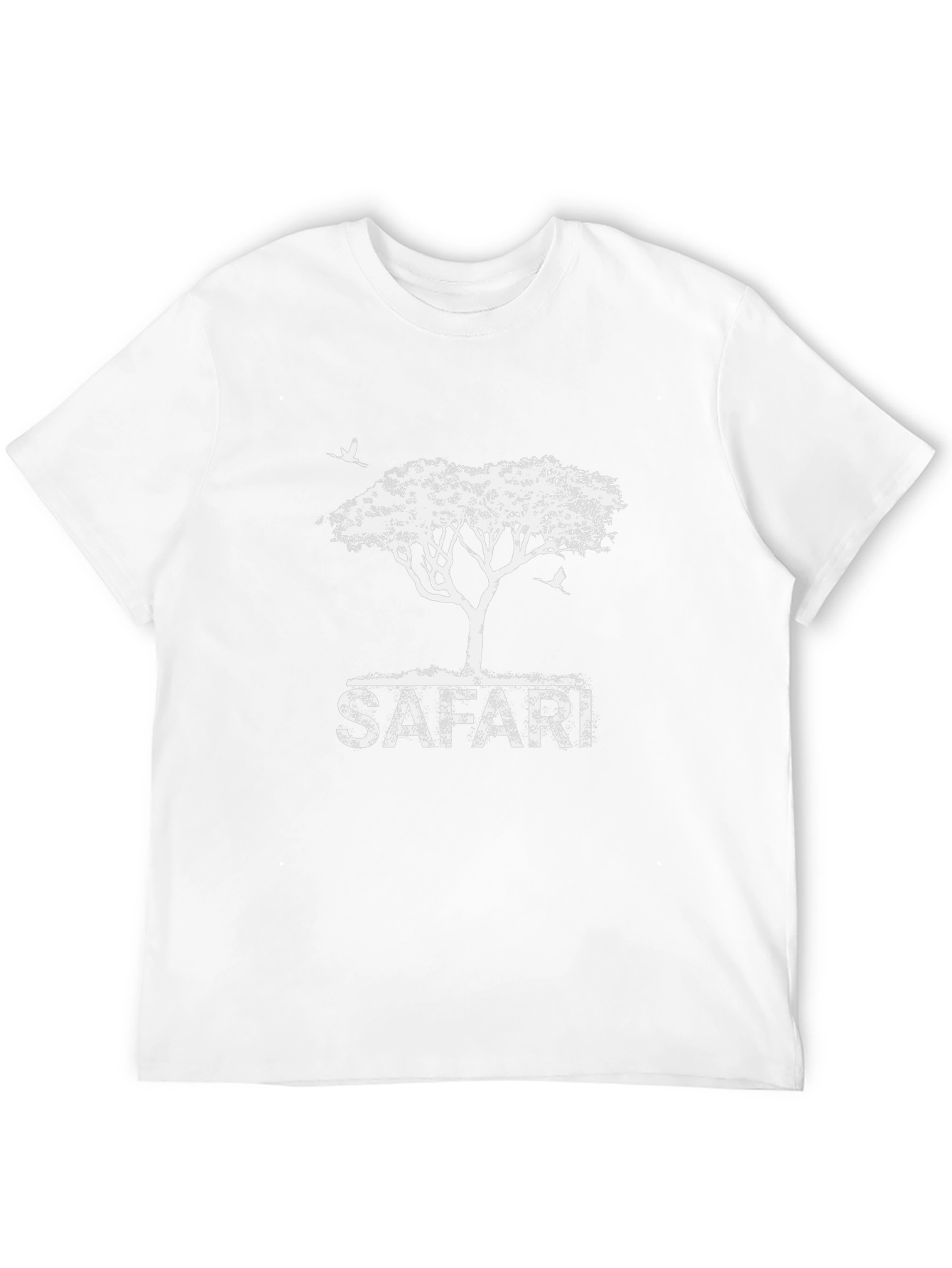 Safari Graphic Print Black T-Shirt