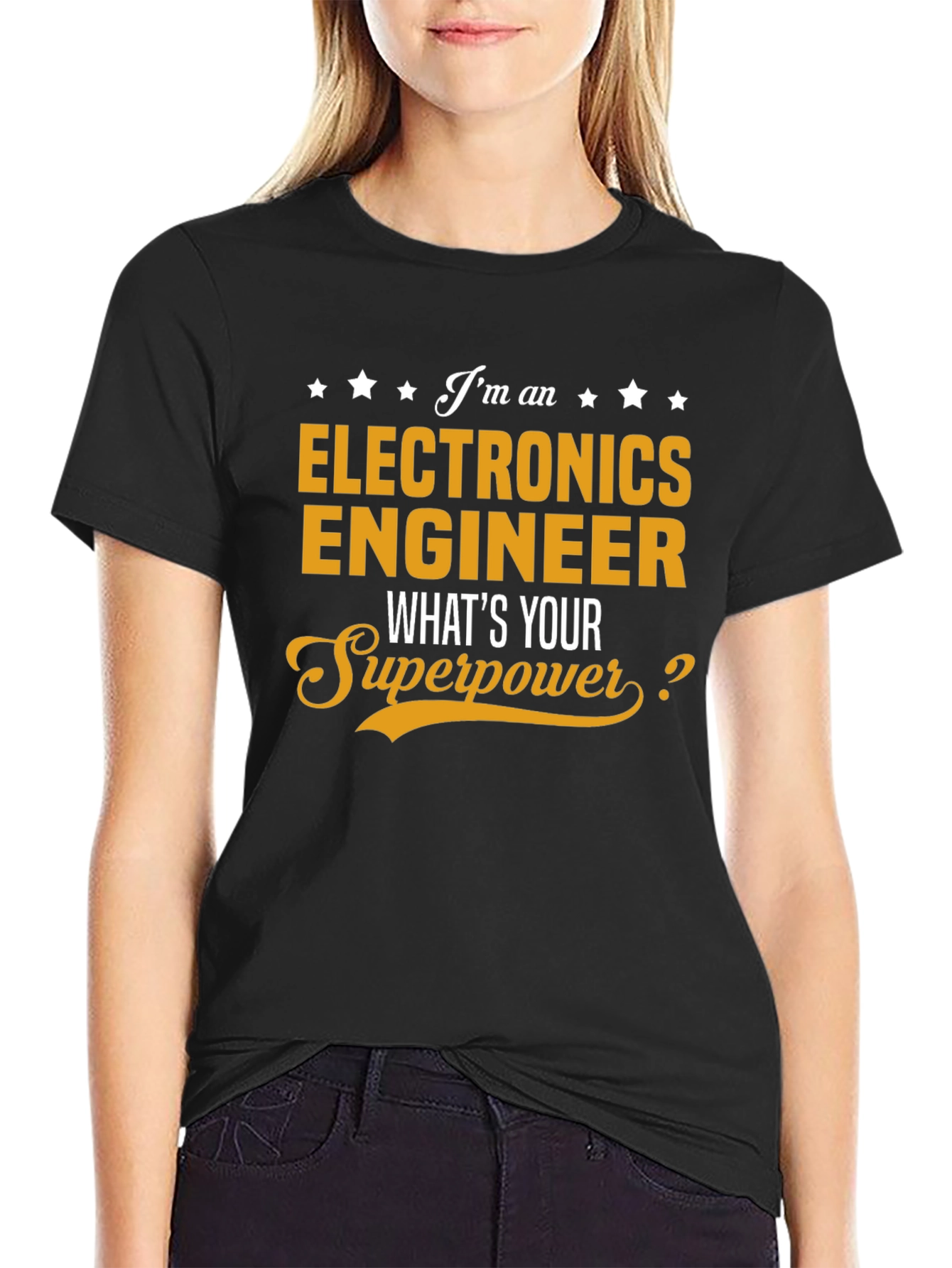 Electronics Engineer Superpower T-Shirt - Funny Gift