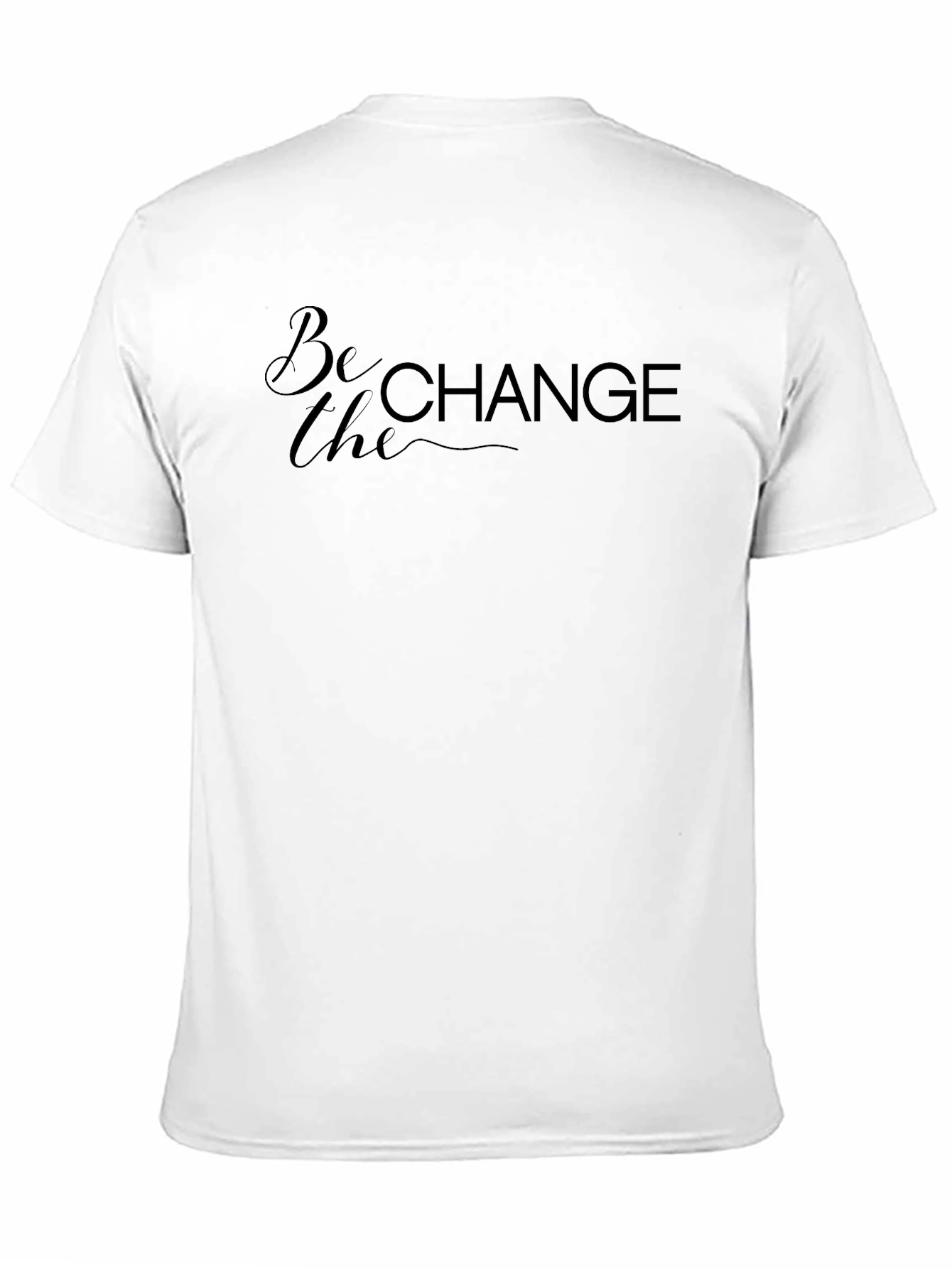 Be the Change Graphic Tee - Premium Black T-Shirt