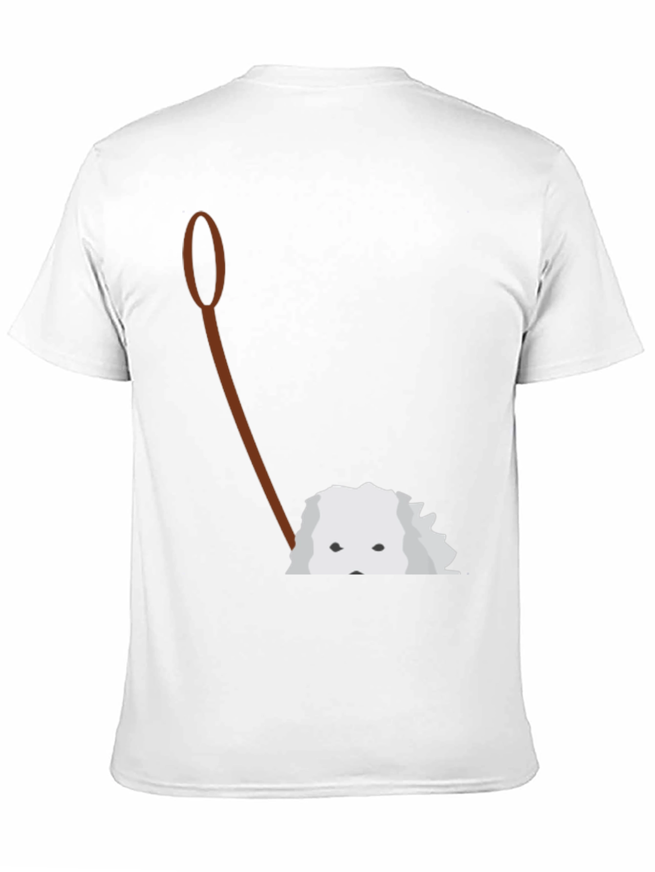 Peek-a-Boo Dog Graphic Tee - Black Cotton Comfort