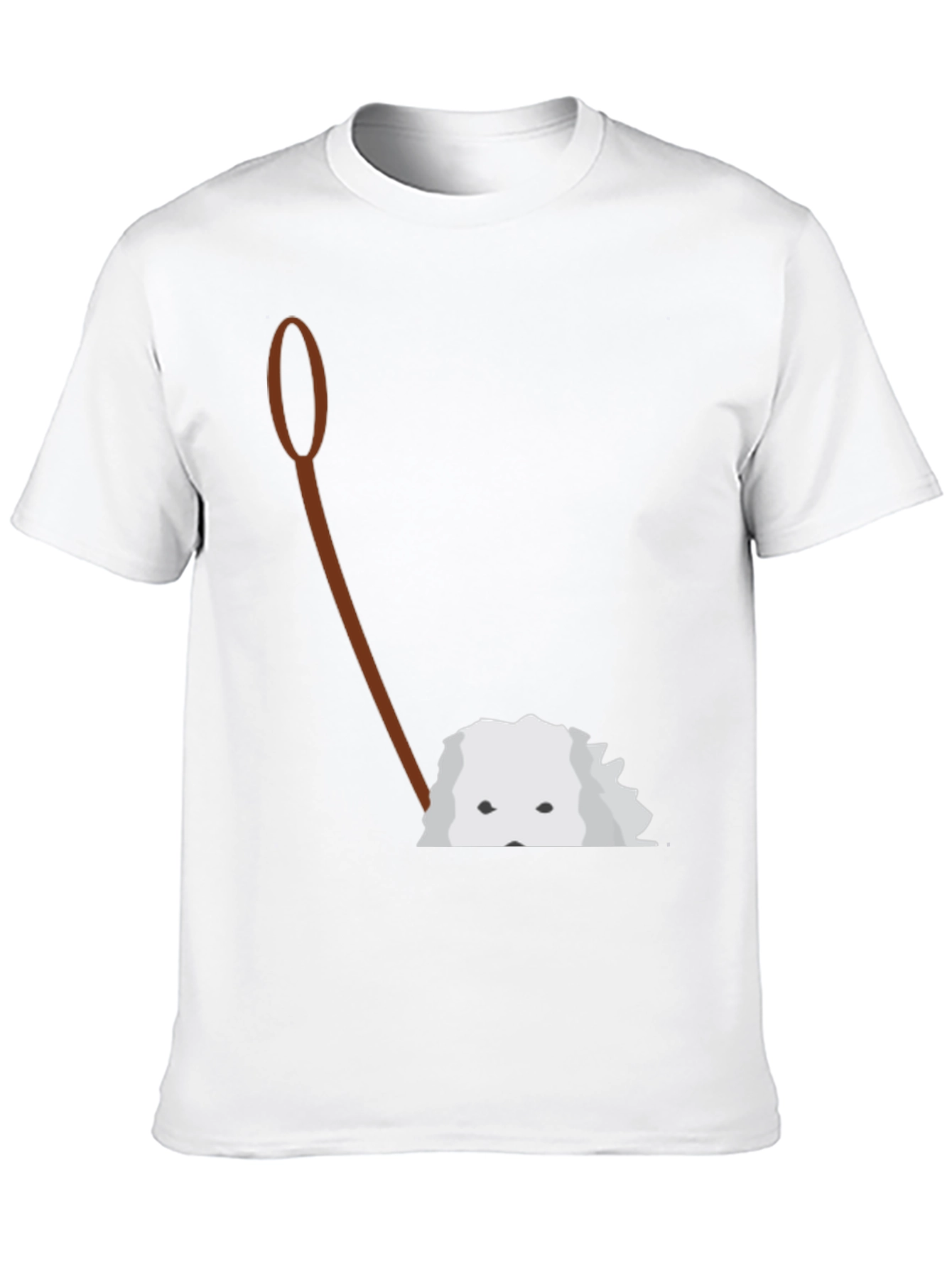 Peek-a-Boo Dog Graphic Tee - Black Cotton Comfort