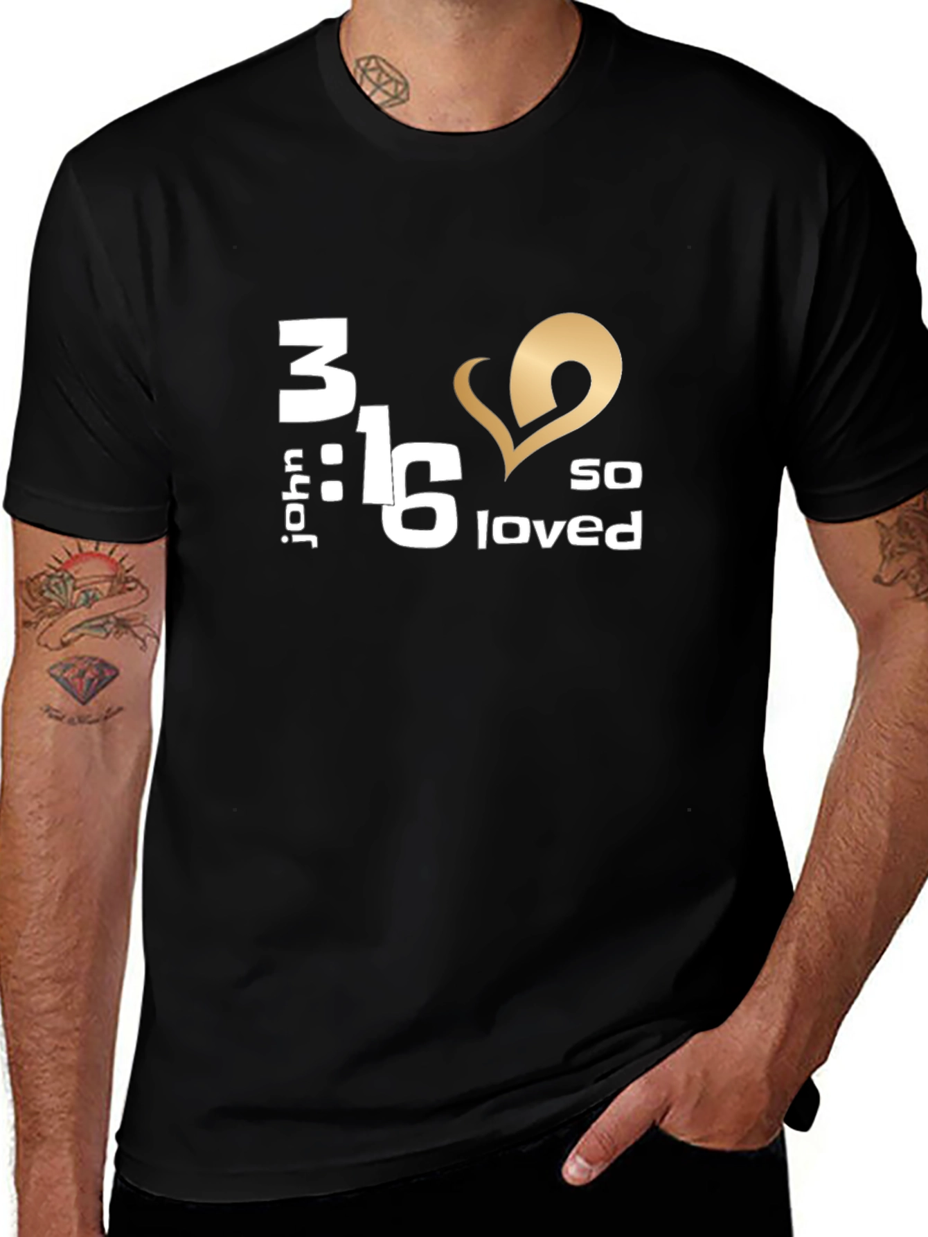 John 3:16 Christian Graphic Tee