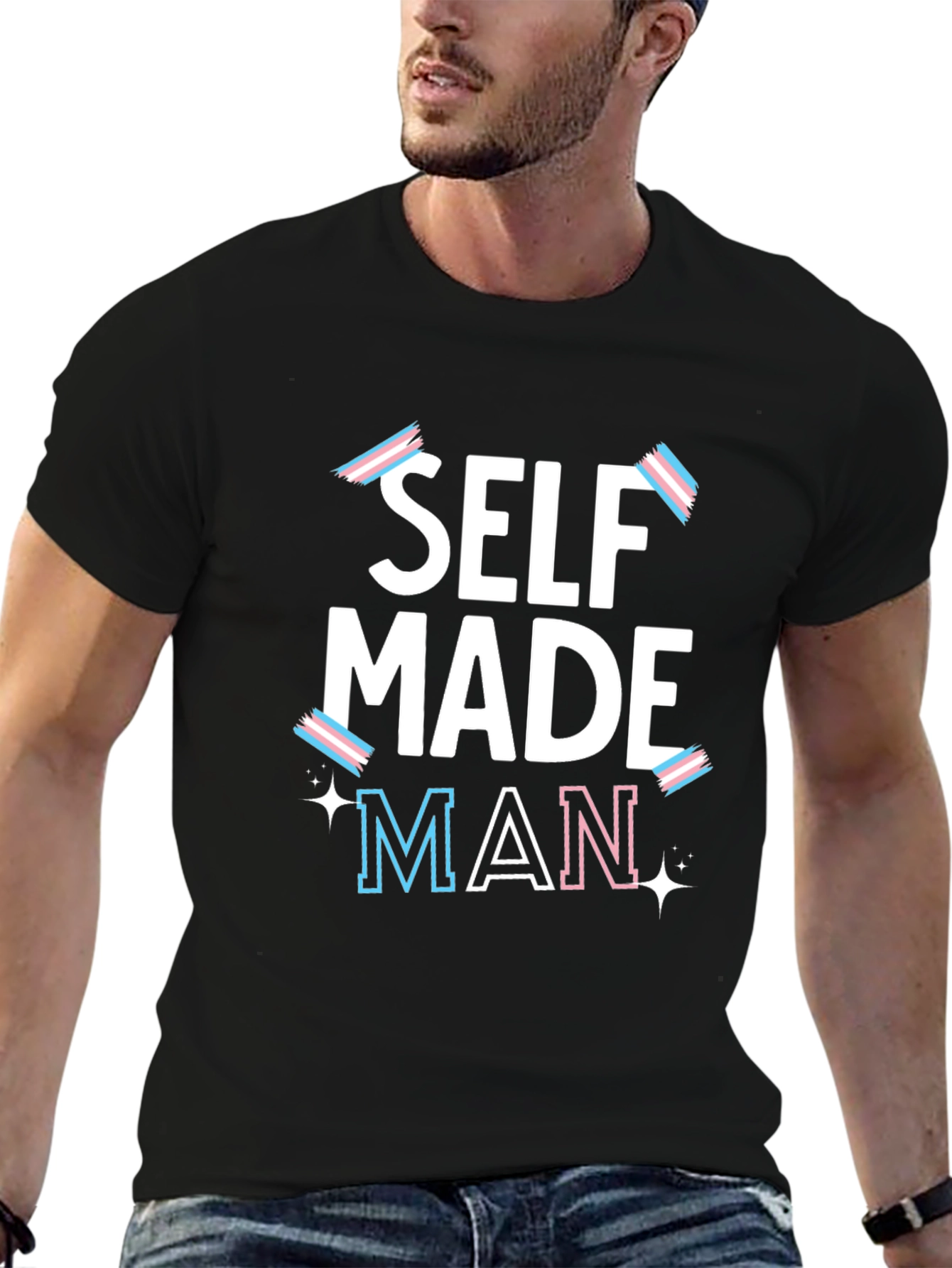 Self Made Man Trans Pride T-Shirt