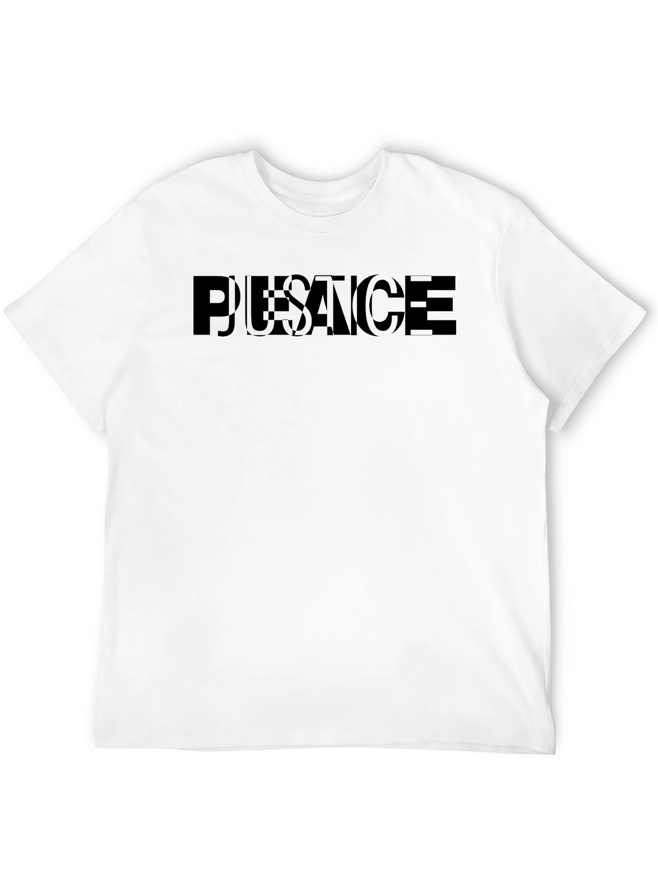 PUSACE Graphic Print Crew Neck T-Shirt