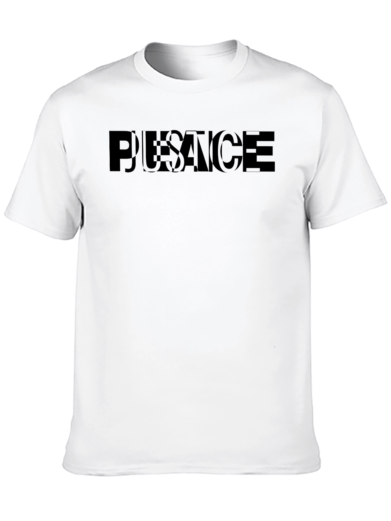 PUSACE Graphic Print Crew Neck T-Shirt