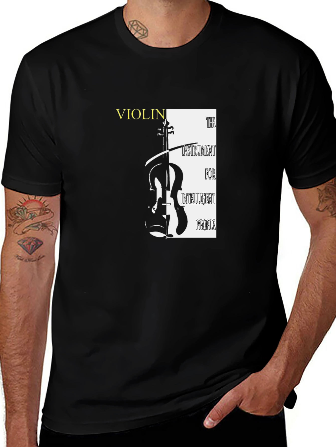 Violin Lover T-Shirt - Intelligent People Instrument Tee