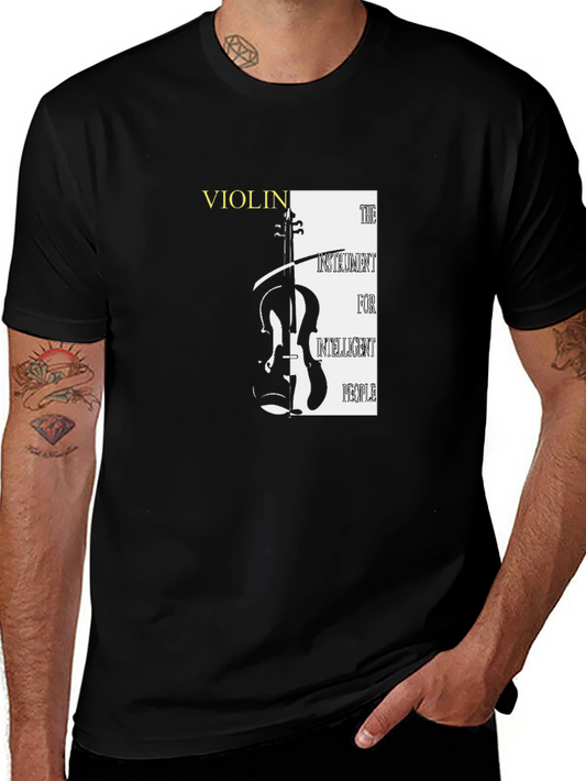 Violin Lover T-Shirt - Intelligent People Instrument Tee