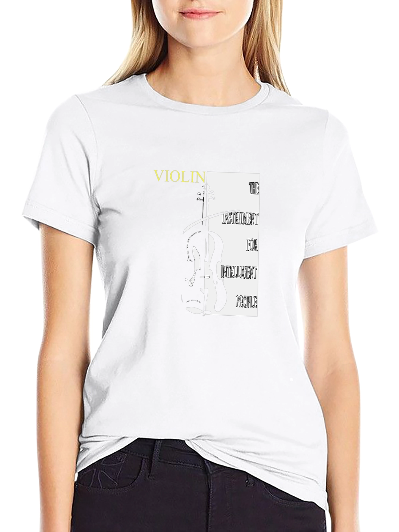 Violin Lover T-Shirt - Intelligent People Instrument Tee