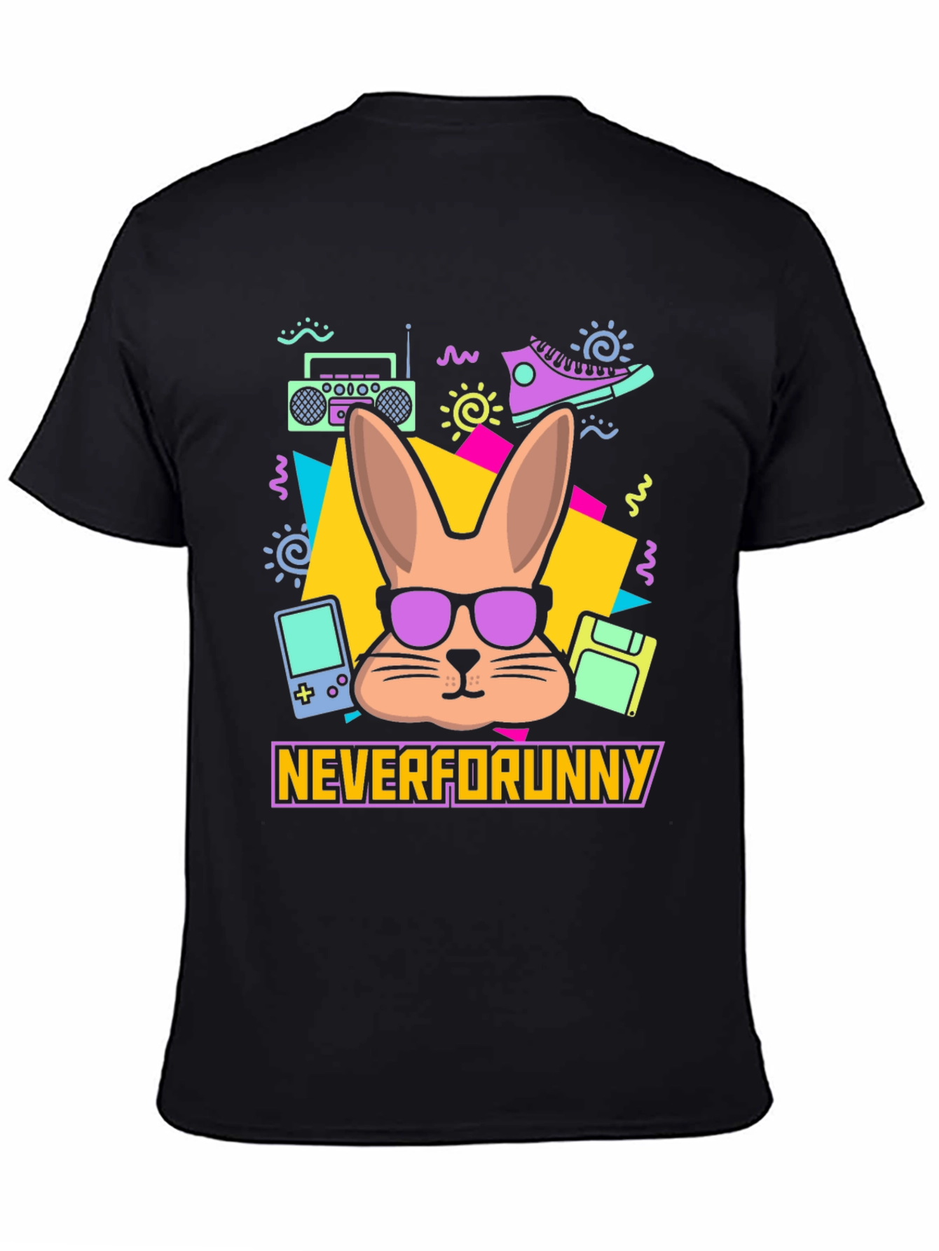 Neverforunny Bunny Retro T-Shirt