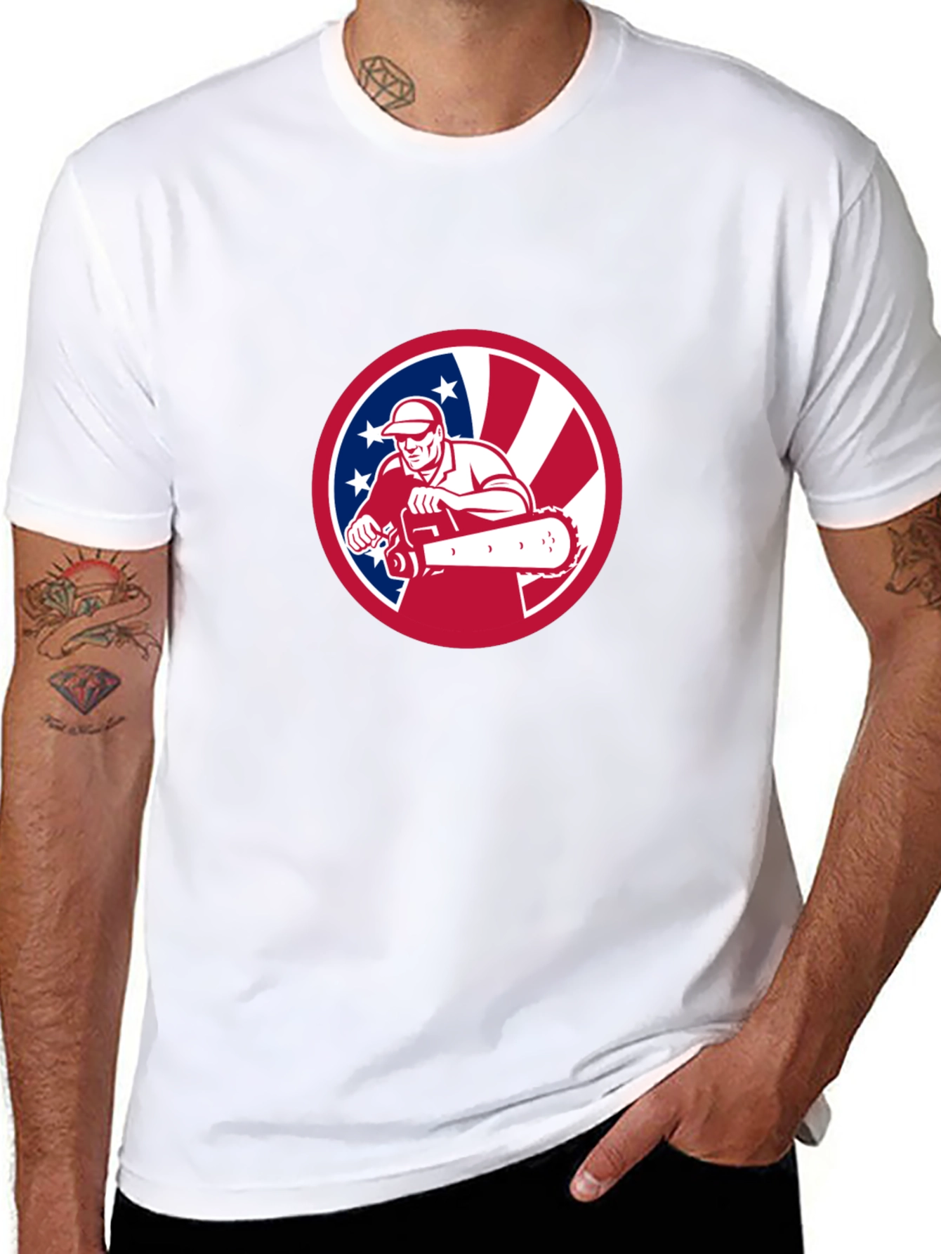Patriotic Chainsaw T-Shirt
