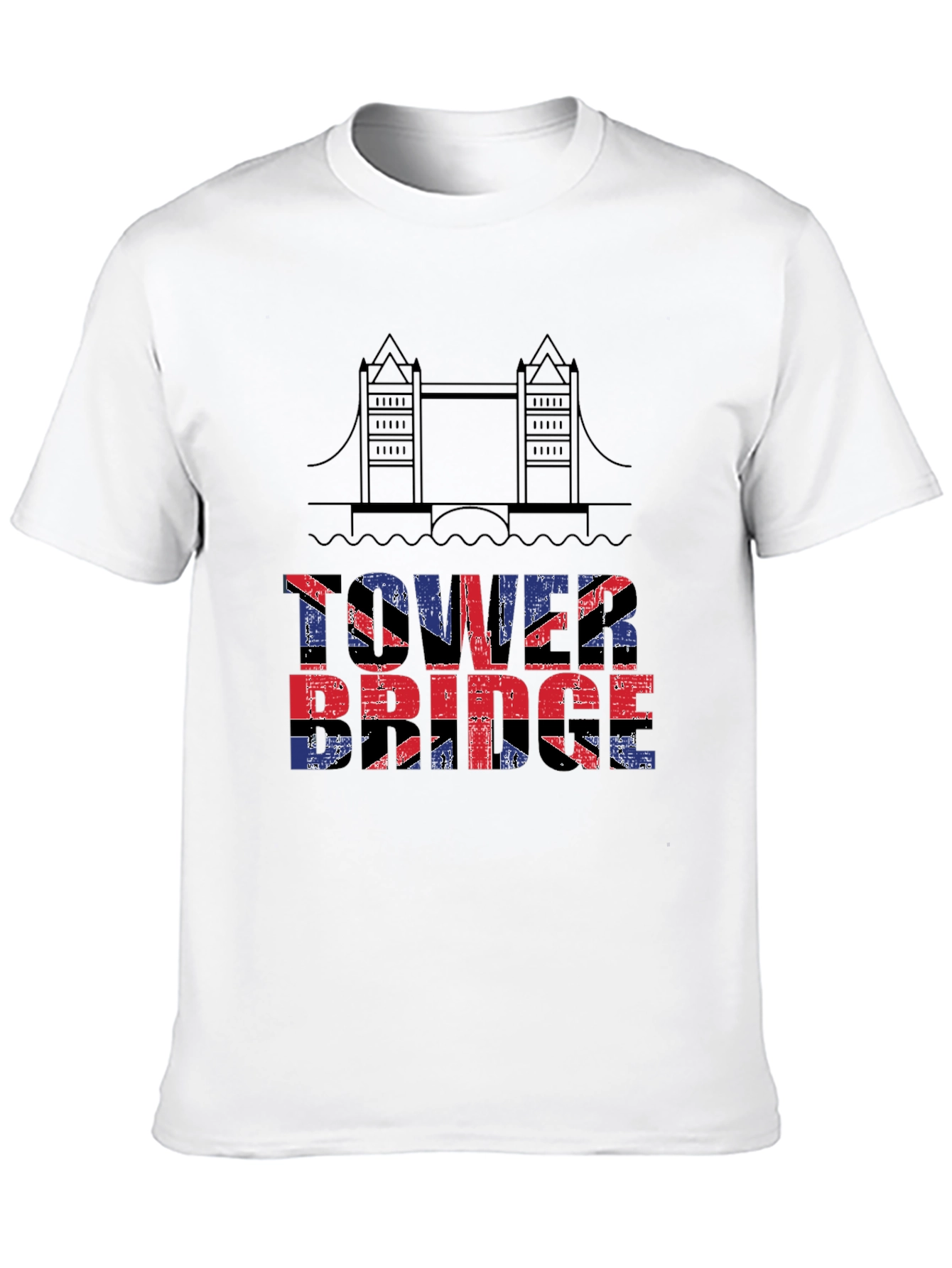 Tower Bridge UK Flag T-Shirt