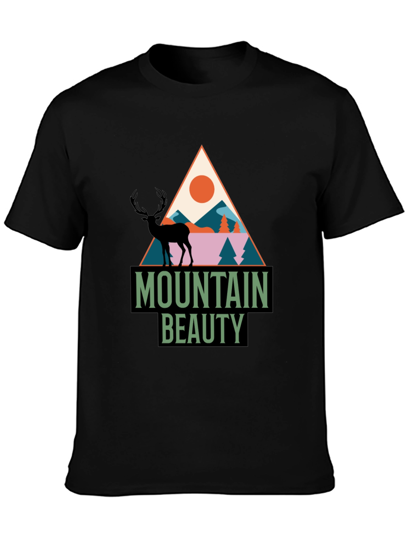 Mountain Beauty Graphic Tee | Black T-Shirt