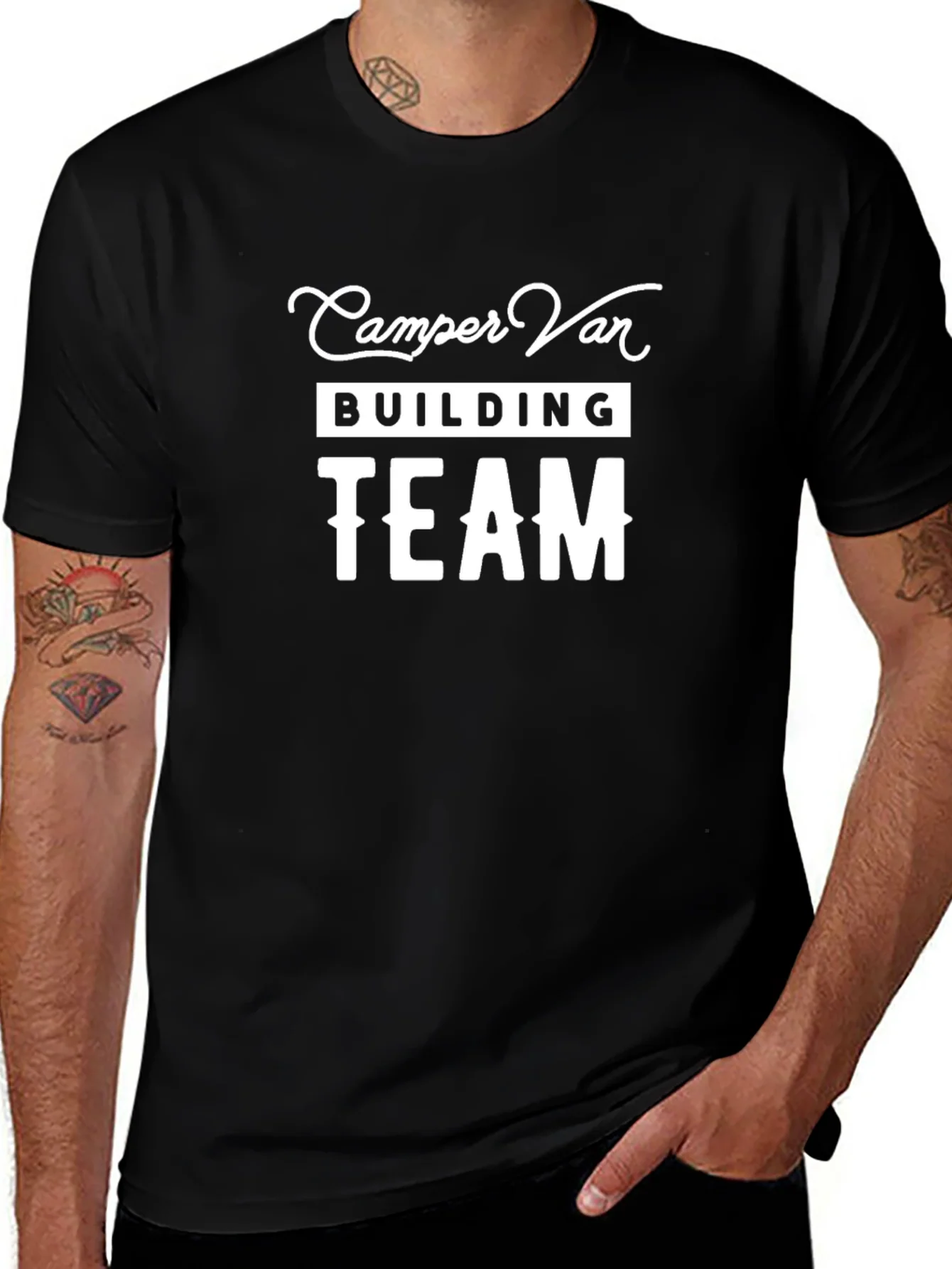 Camper Van Building Team T-Shirt