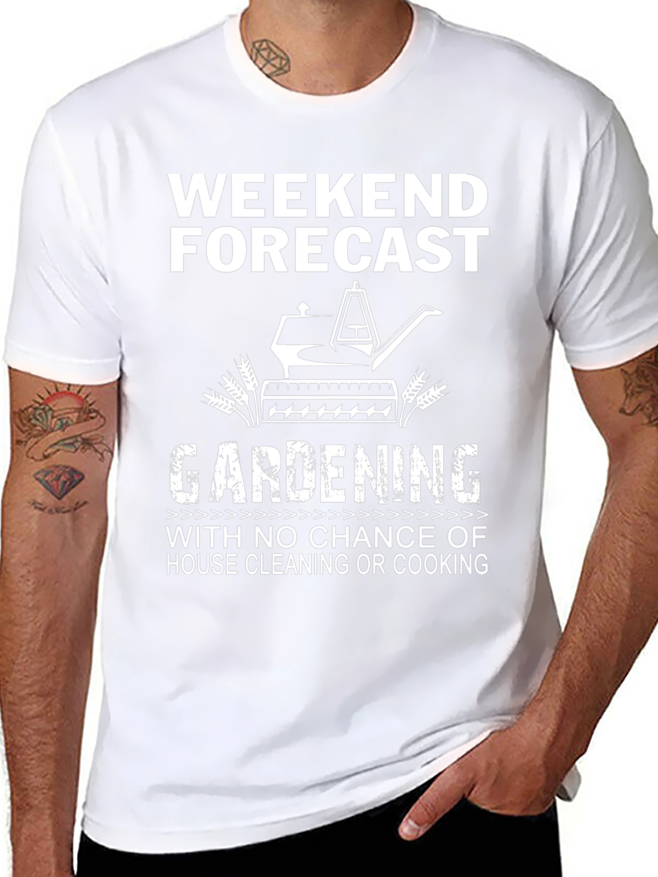 Gardening Weekend Forecast T-Shirt