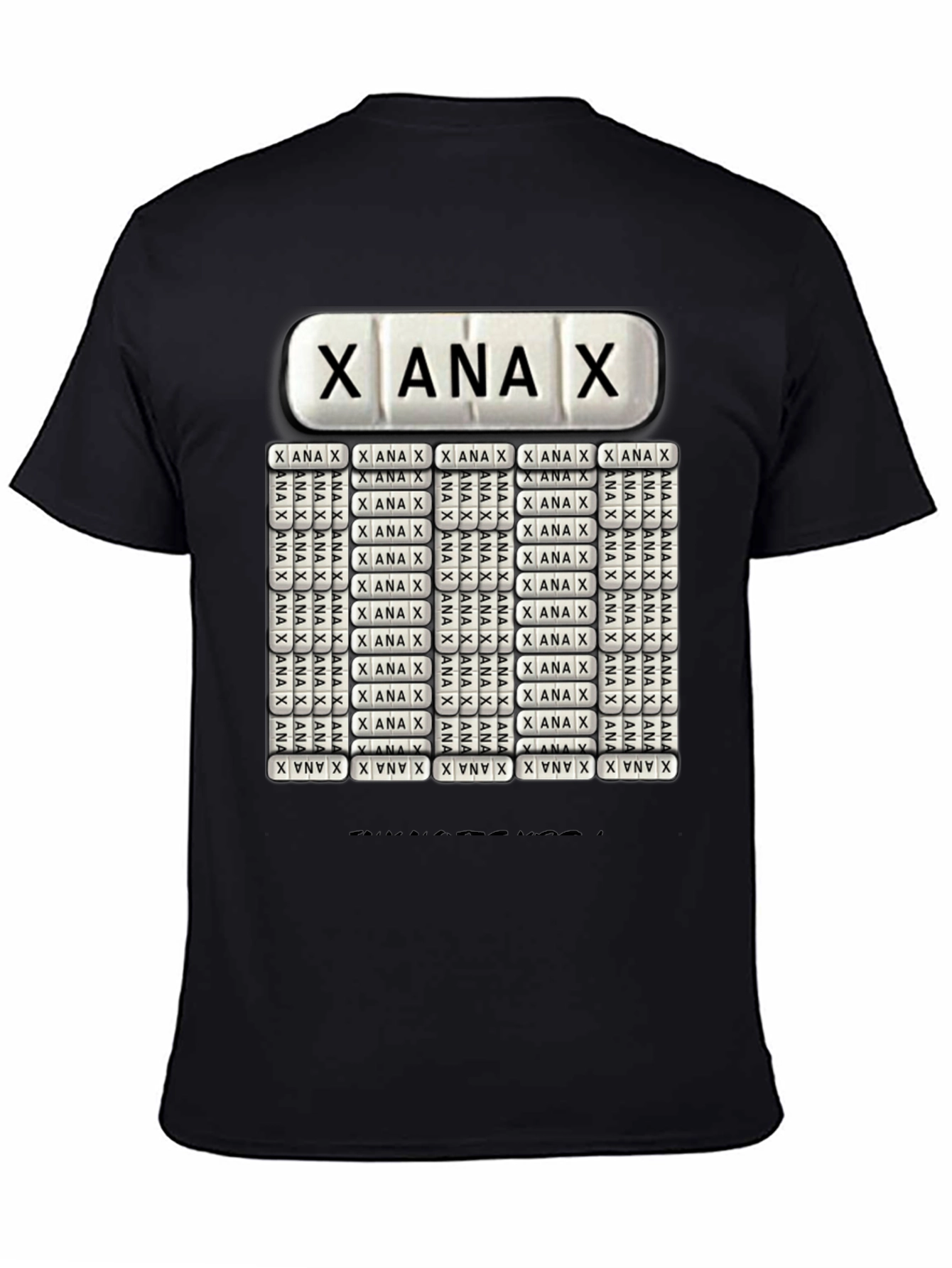 Xanax Pill T-Shirt - Novelty Graphic Tee