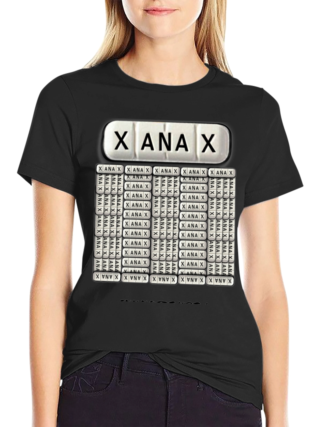 Xanax Pill T-Shirt - Novelty Graphic Tee