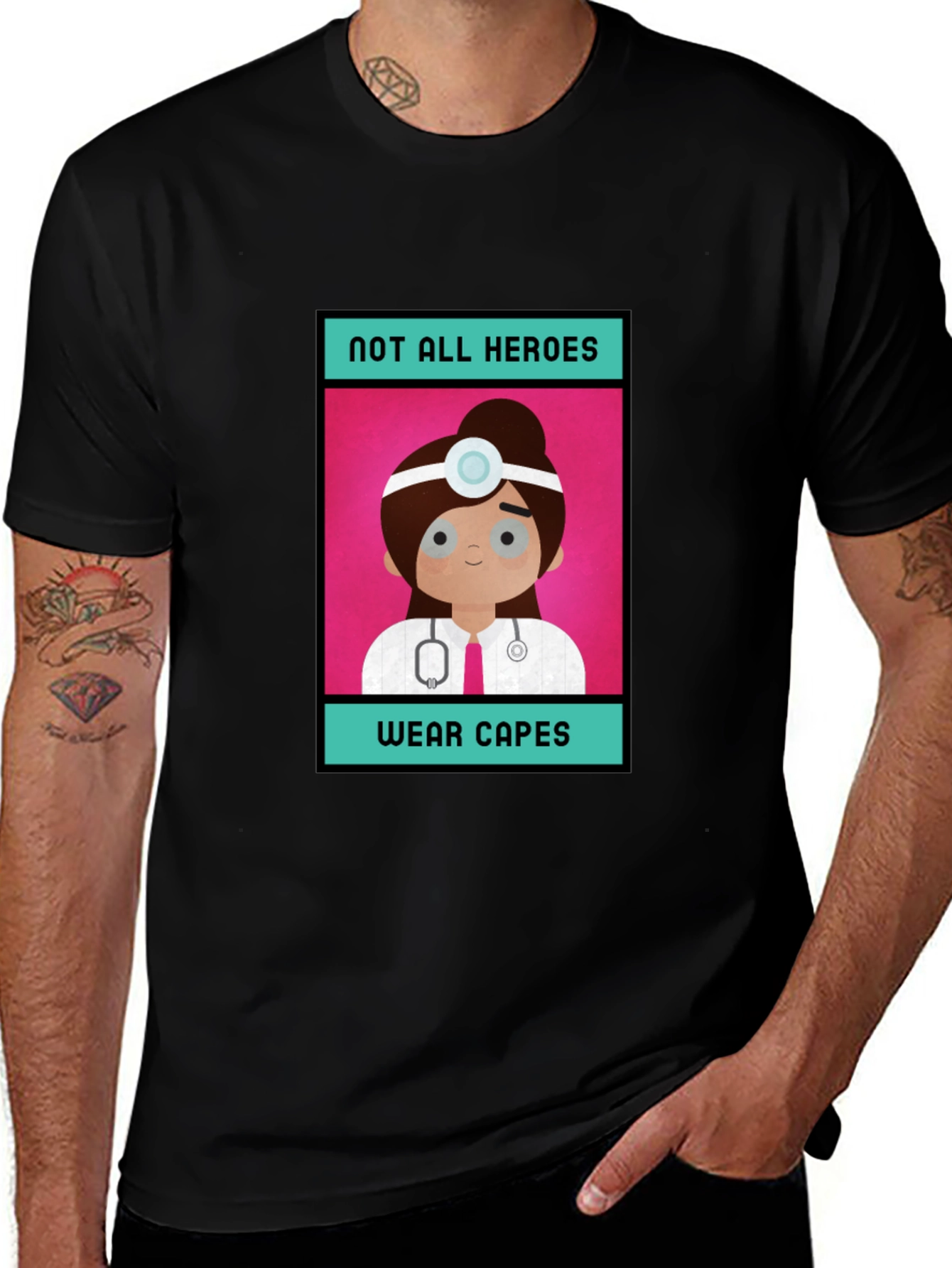 Not All Heroes Wear Capes Doctor T-Shirt